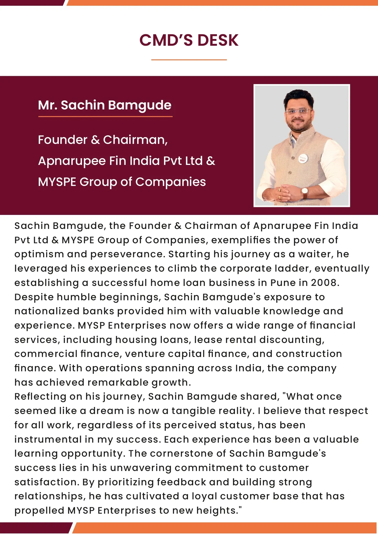 Company Profile Page 4